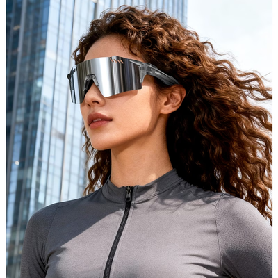 Sports Sunglasses for Men – Polarized Mirror Cycling Glasses UV400
