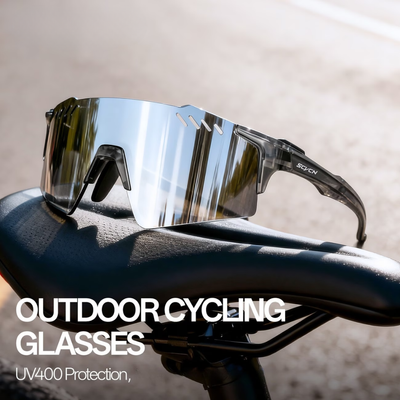 Sports Sunglasses for Men – Polarized Mirror Cycling Glasses UV400