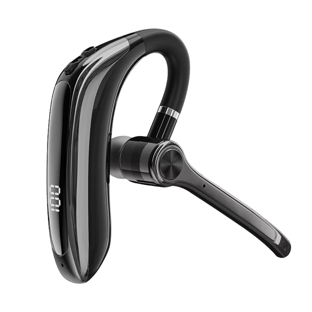 LED Bluetooth Business Earpiece – Wireless Hands-Free Headset with HiFi Stereo & Noise Reduction
