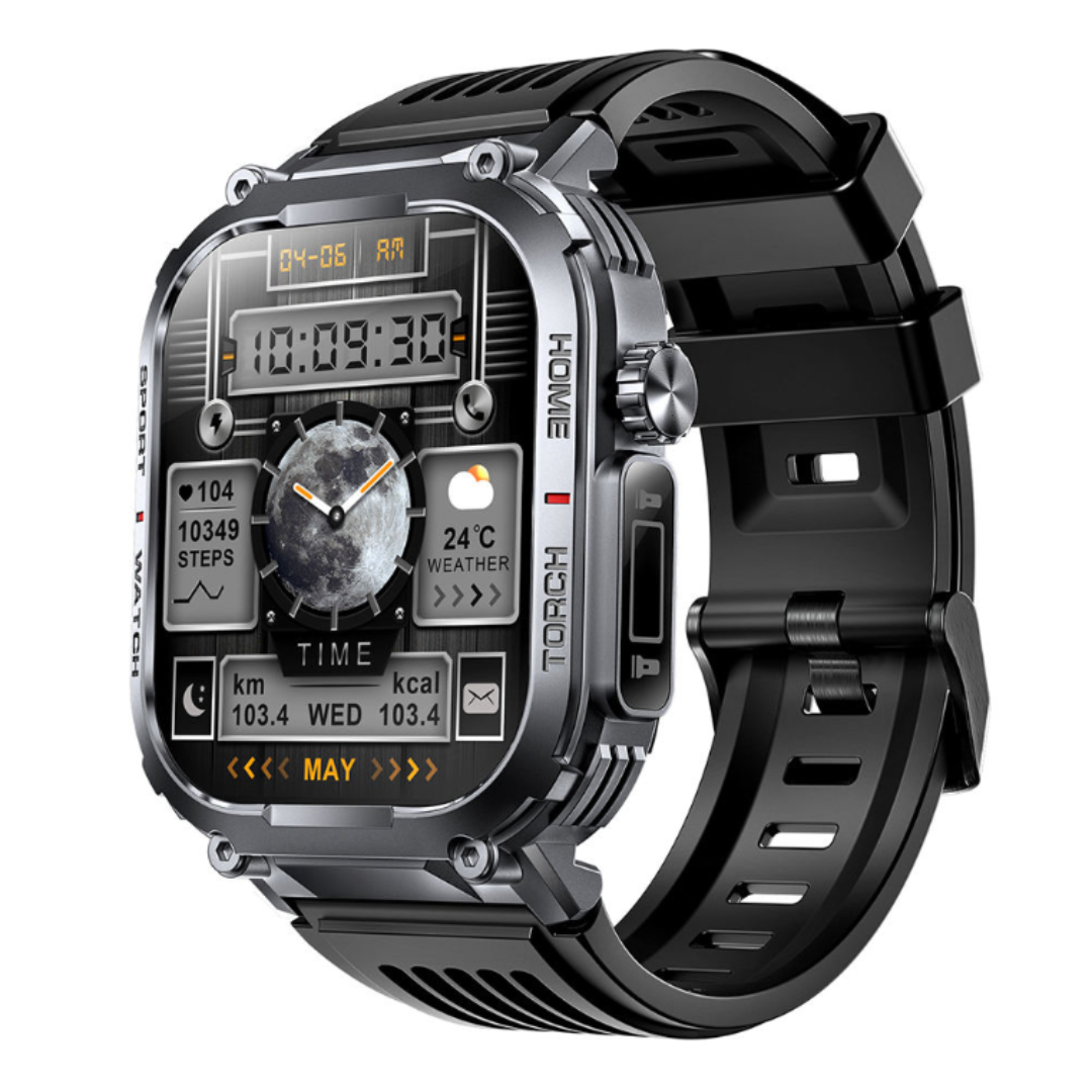 Rugged Tactical Airwatch Smartwatch – Indestructible Multi-Sport Outdoor Watch