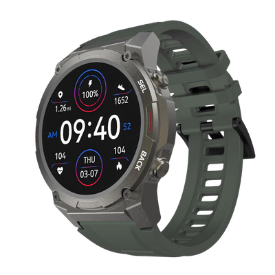 Airwatch Pro Ultra 2.0 Smartwatch – Rugged Fitness Tracker Watch for Men | Waterproof, Heart Rate, GPS