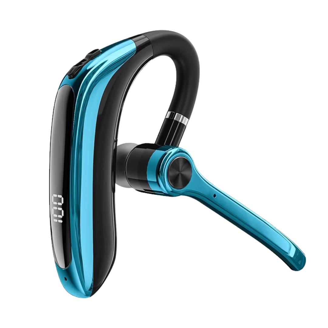 LED Bluetooth Business Earpiece – Wireless Hands-Free Headset with HiFi Stereo & Noise Reduction