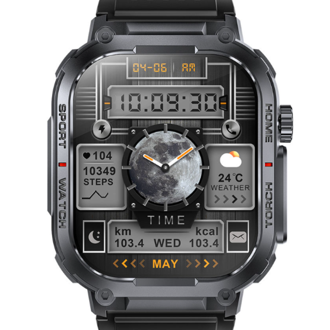 Rugged Tactical Airwatch Smartwatch – Indestructible Multi-Sport Outdoor Watch