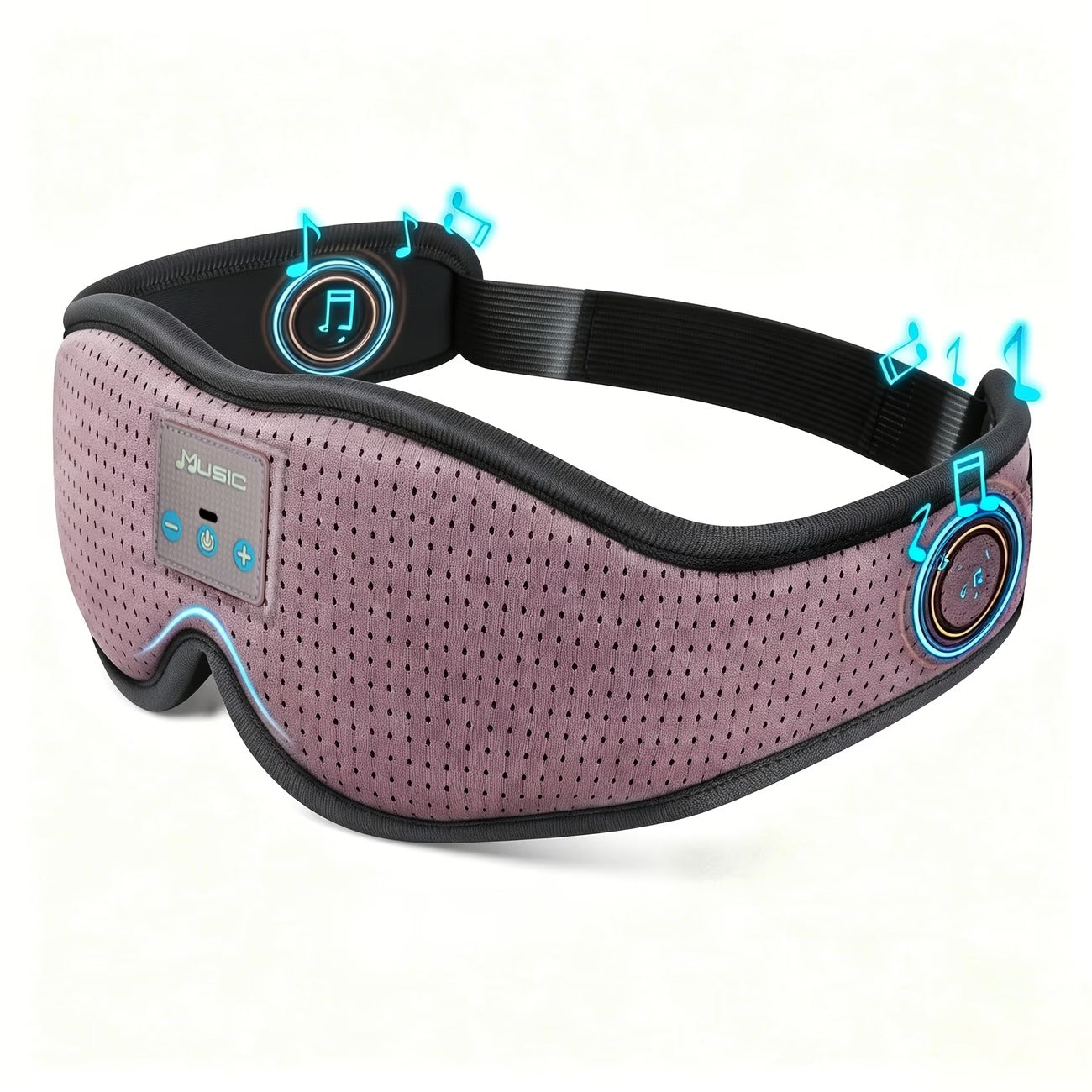 Bluetooth Sleep Headphones – 3D Blackout Eye Mask with Breathable Mesh