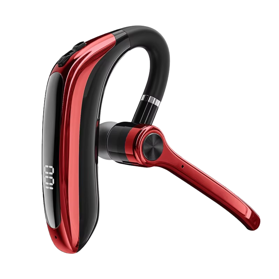 LED Bluetooth Business Earpiece – Wireless Hands-Free Headset with HiFi Stereo & Noise Reduction