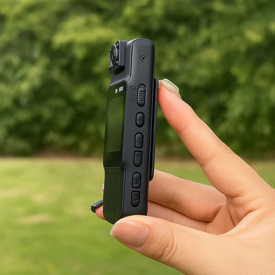 4K Body Camera – Wearable Action Cam with Infrared Night Vision & 180° Rotating Lens