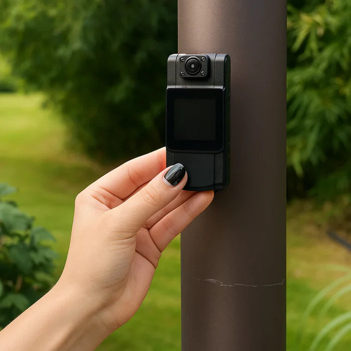 4K Body Camera – Wearable Action Cam with Infrared Night Vision & 180° Rotating Lens