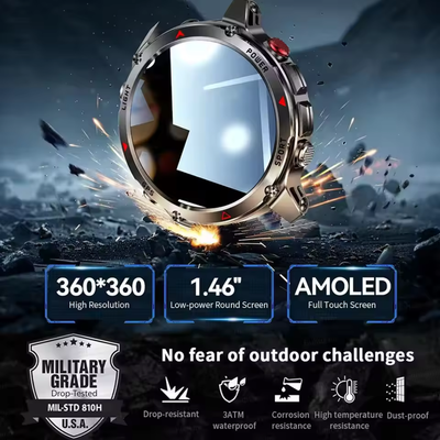 Airwatch Titan X Smartwatch – GPS, Bluetooth Calling, SMS Notifications, Waterproof Sports Watch