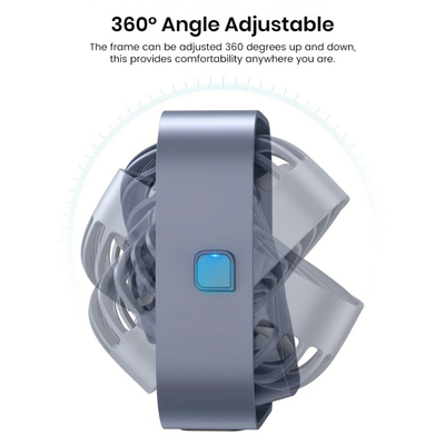 USB Desk Fan Portable Mini Fan – Quiet Cooling Fan for Home, Travel & Camping