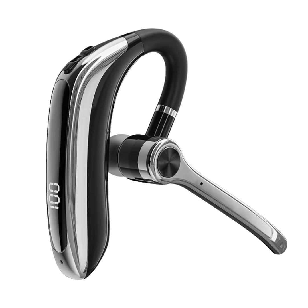 LED Bluetooth Business Earpiece – Wireless Hands-Free Headset with HiFi Stereo & Noise Reduction