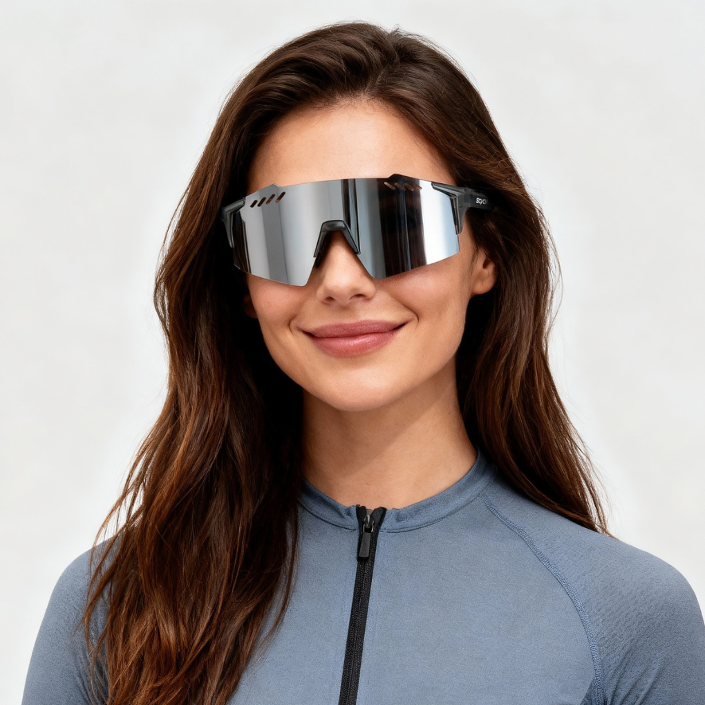 Sports Sunglasses for Men – Polarized Mirror Cycling Glasses UV400