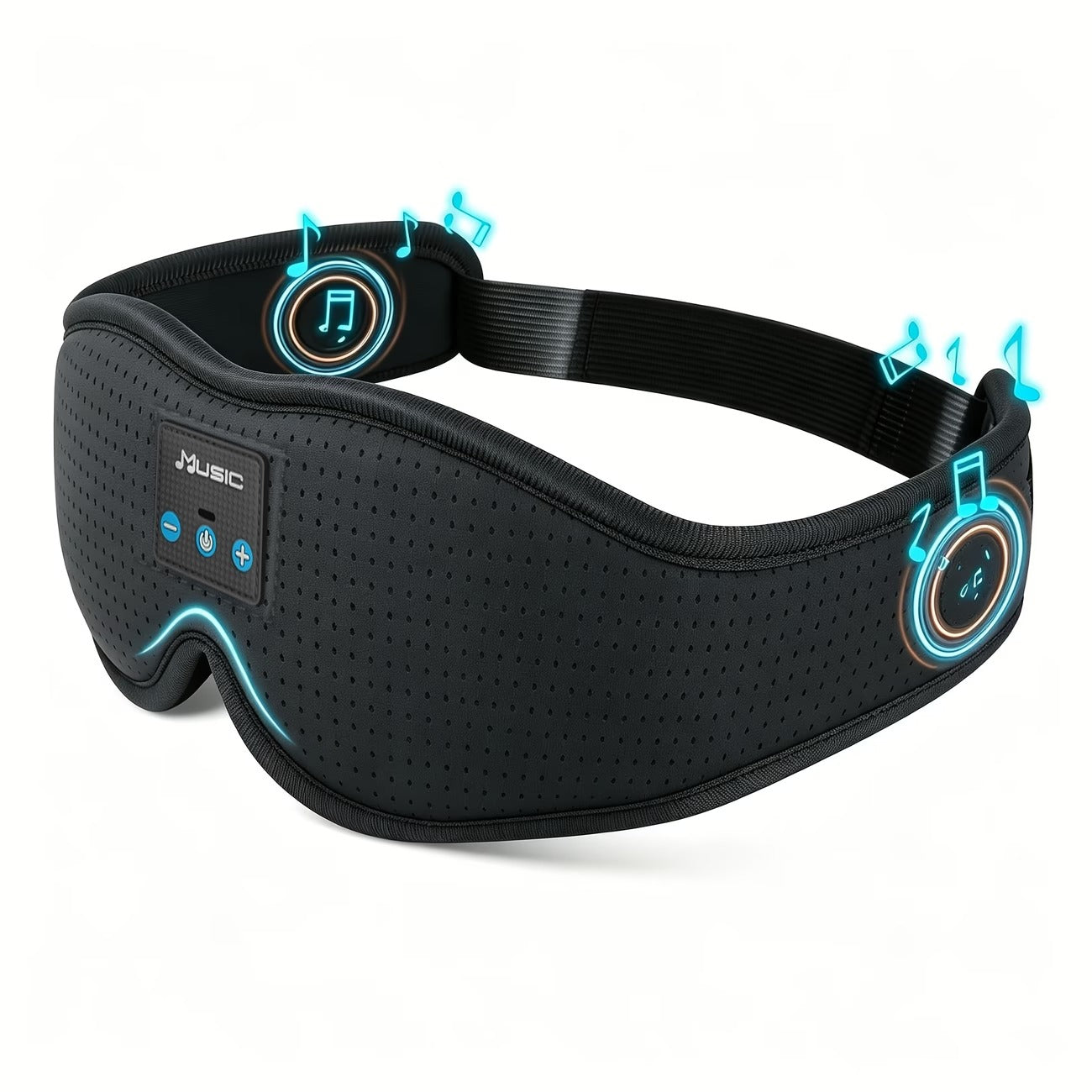 Bluetooth Sleep Headphones – 3D Blackout Eye Mask with Breathable Mesh
