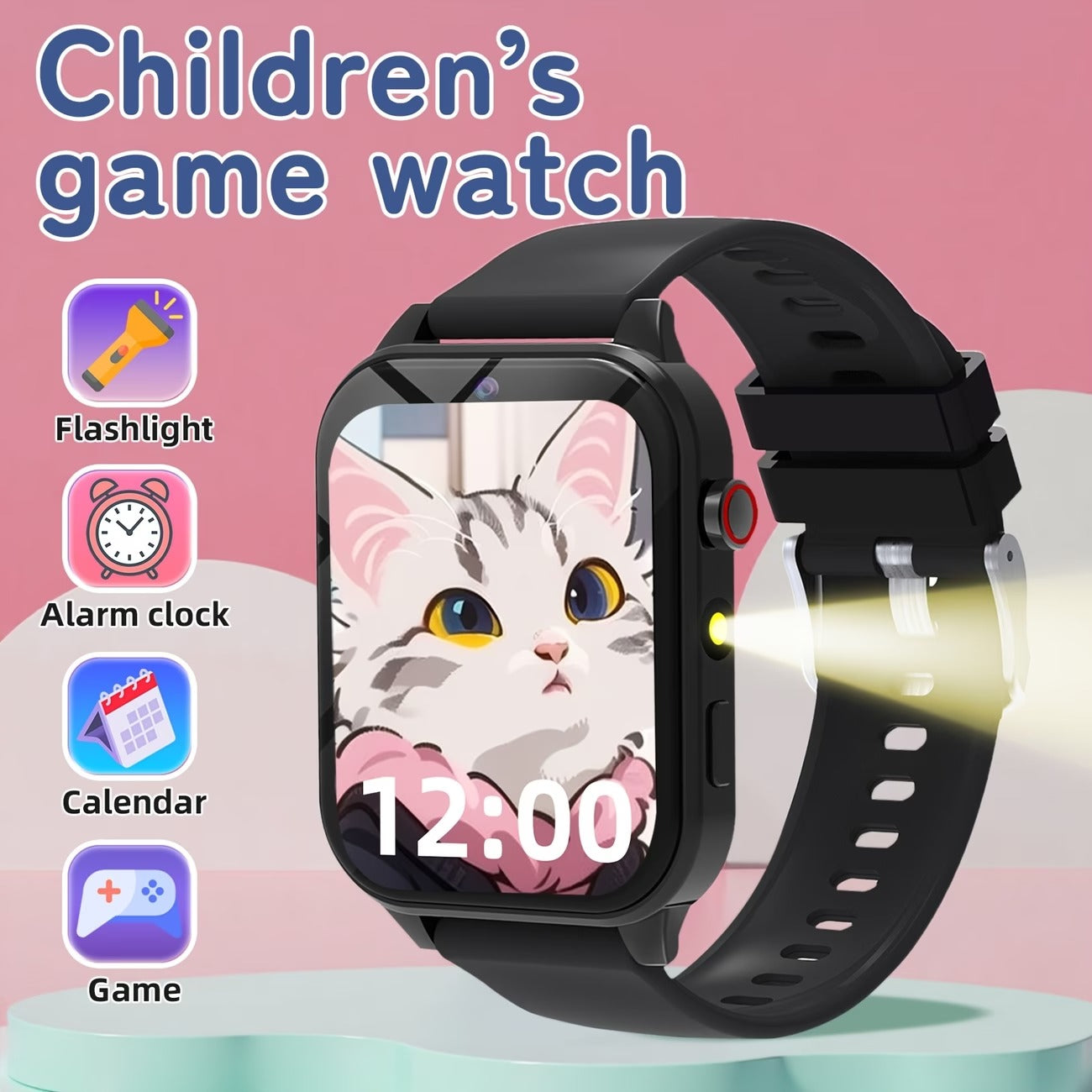 Airwatch Kids Smartwatch – Touchscreen, Built-in Camera, Games, Flashlight & Alarm Clock