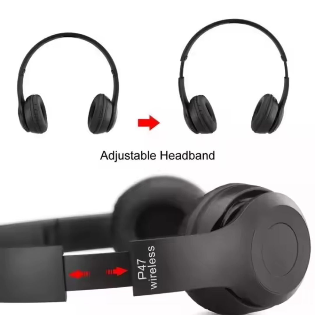 Bluetooth DJ & Gaming Wireless Headphones – HiFi Sound