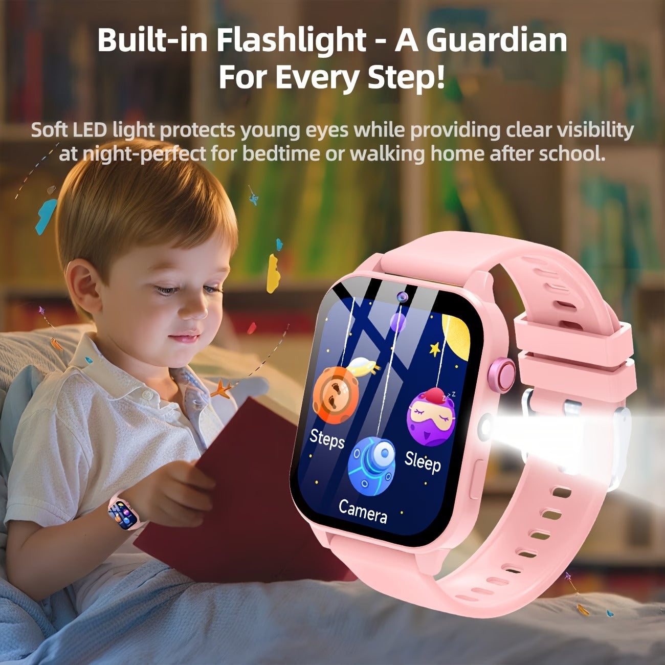 Airwatch Kids Smartwatch – Touchscreen, Built-in Camera, Games, Flashlight & Alarm Clock