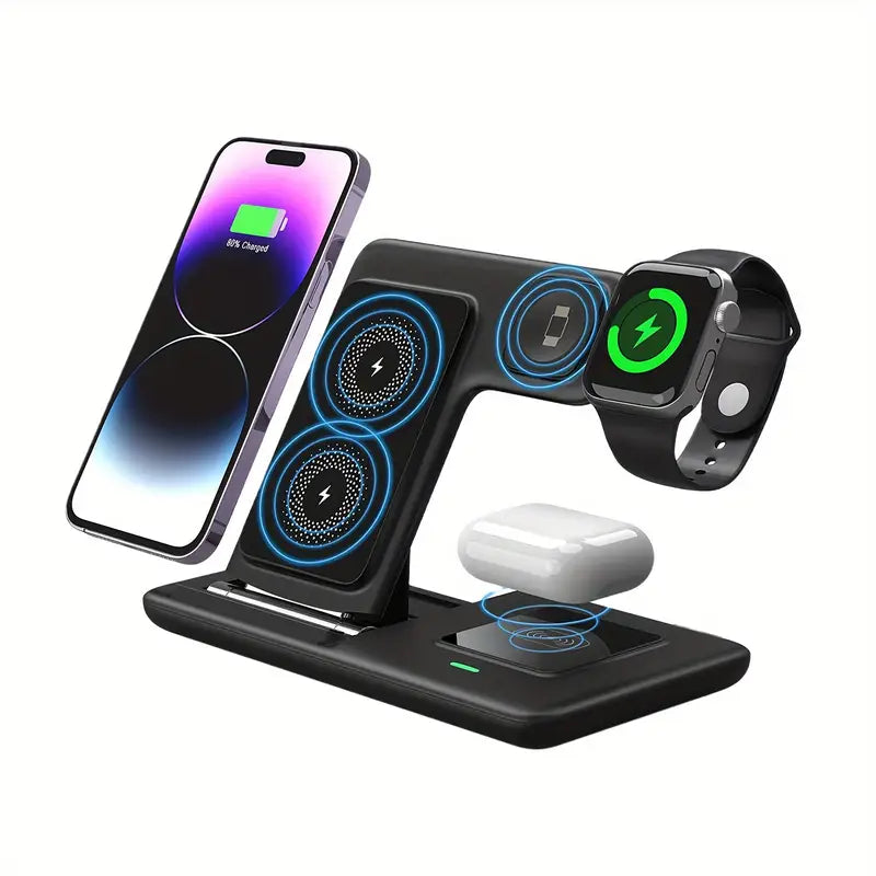 3-in-1 Folding Wireless Charging Station