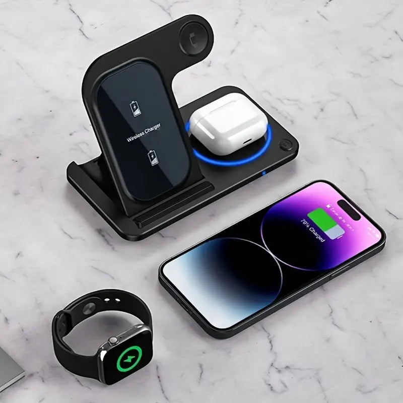 Fast 3-in-1 Wireless Charging Station
