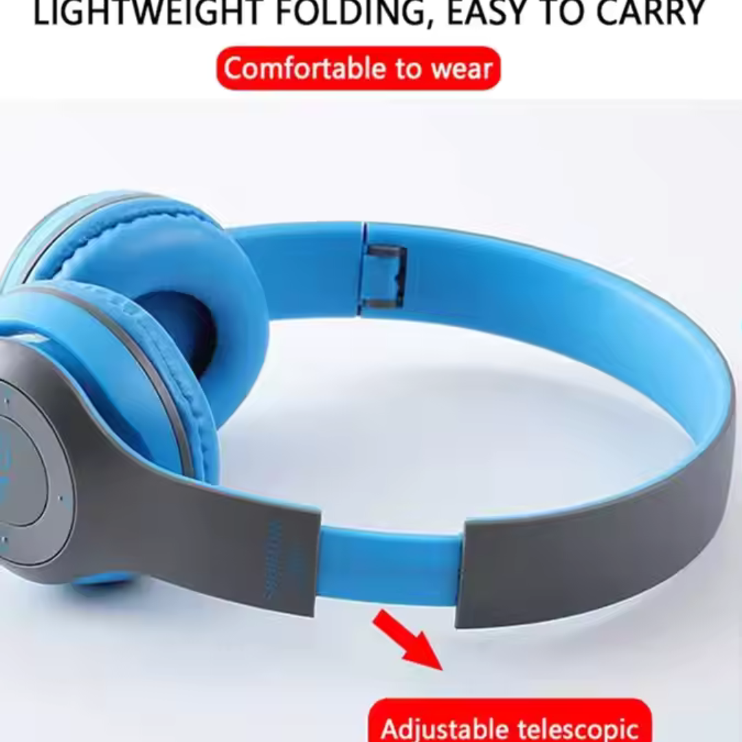 Bluetooth DJ & Gaming Wireless Headphones – HiFi Sound