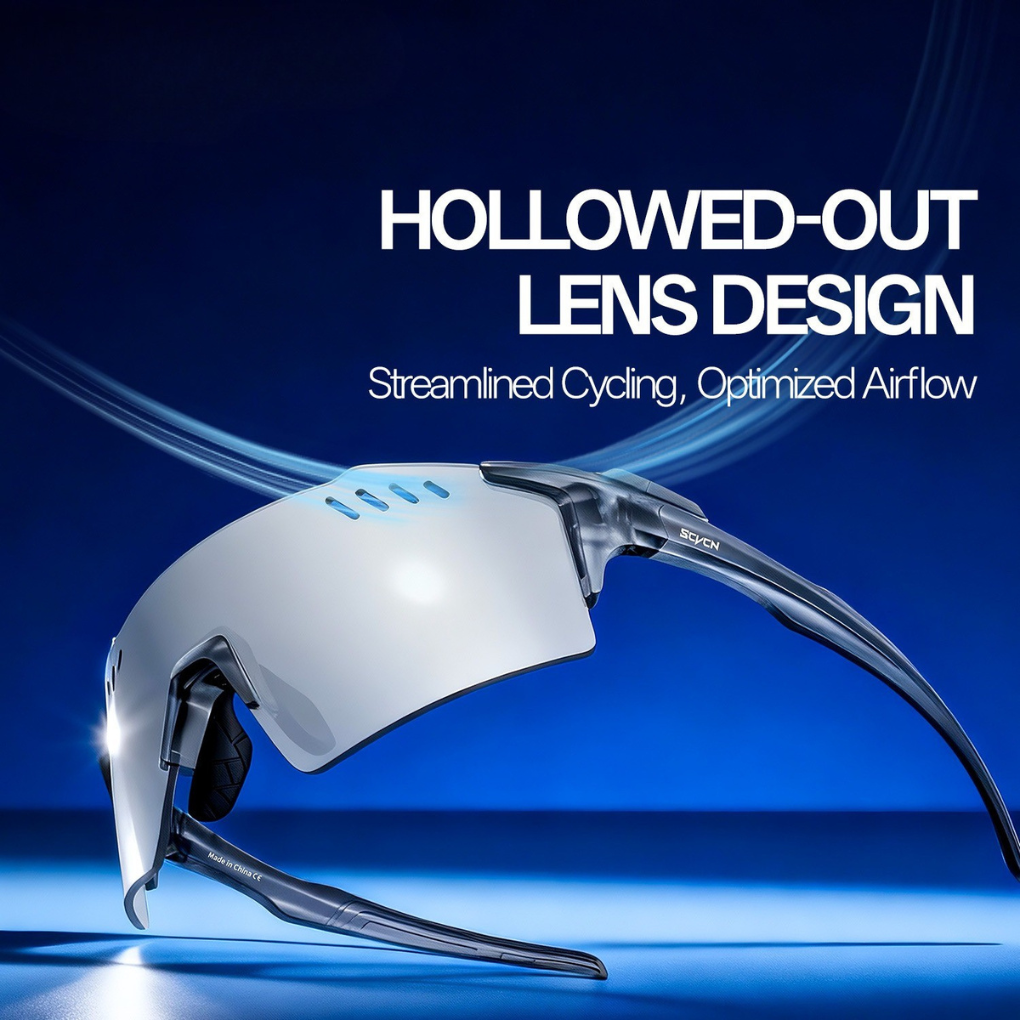 Sports Sunglasses for Men – Polarized Mirror Cycling Glasses UV400