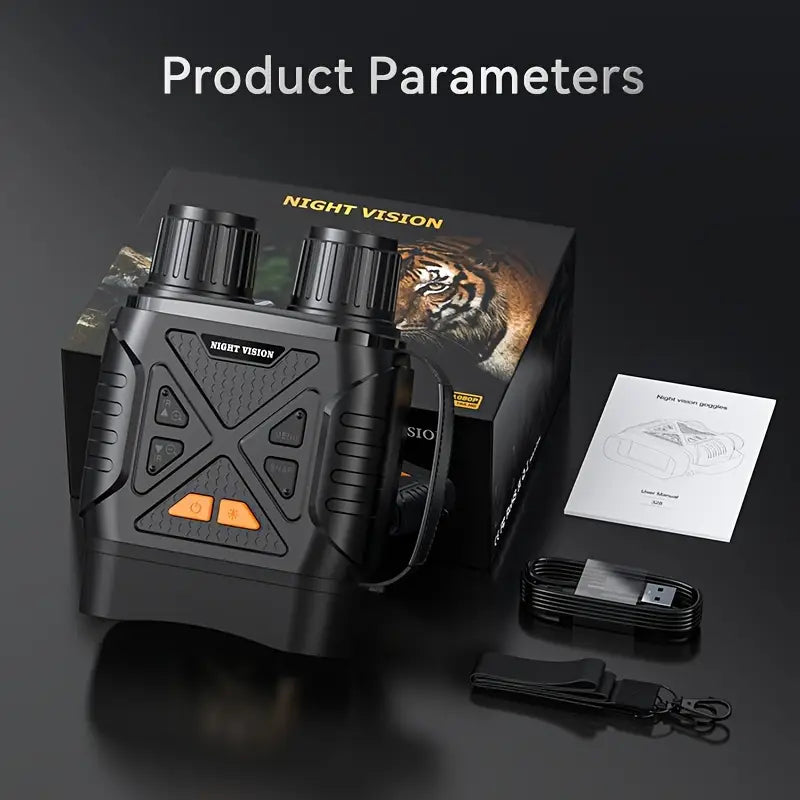 Night Vision Binoculars – Digital IR + LCD Screen
