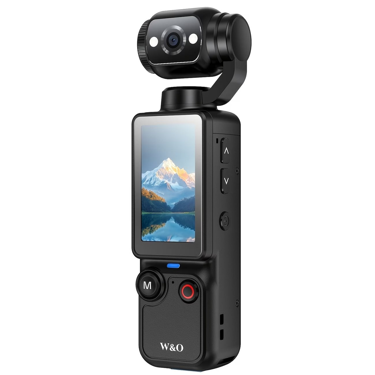 2K Portable Body Camera – Pocket Size, 180° Rotating Lens & 16x Zoom