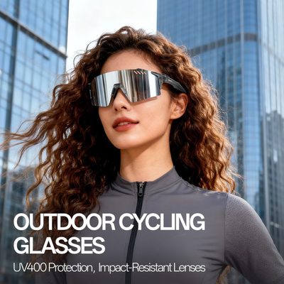 Sports Sunglasses for Men – Polarized Mirror Cycling Glasses UV400