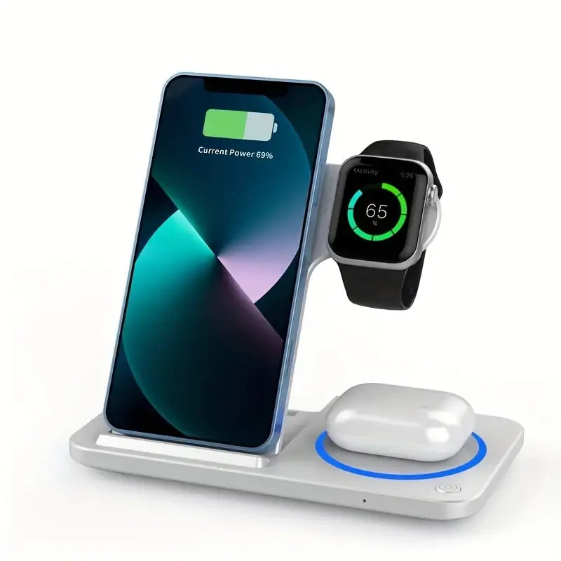Fast 3-in-1 Wireless Charging Station