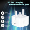 20W USB-C Fast Charging Plug and Cable Set (2m) – Universal Charger for Laptop, Tablet & Phone