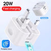 20W USB-C Fast Charging Plug and Cable Set (2m) – Universal Charger for Laptop, Tablet & Phone
