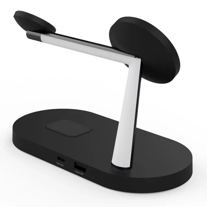 4-in-1 MagSafe Wireless Charging Station – Fast Charger Stand for iPhone, Watch & AirPods