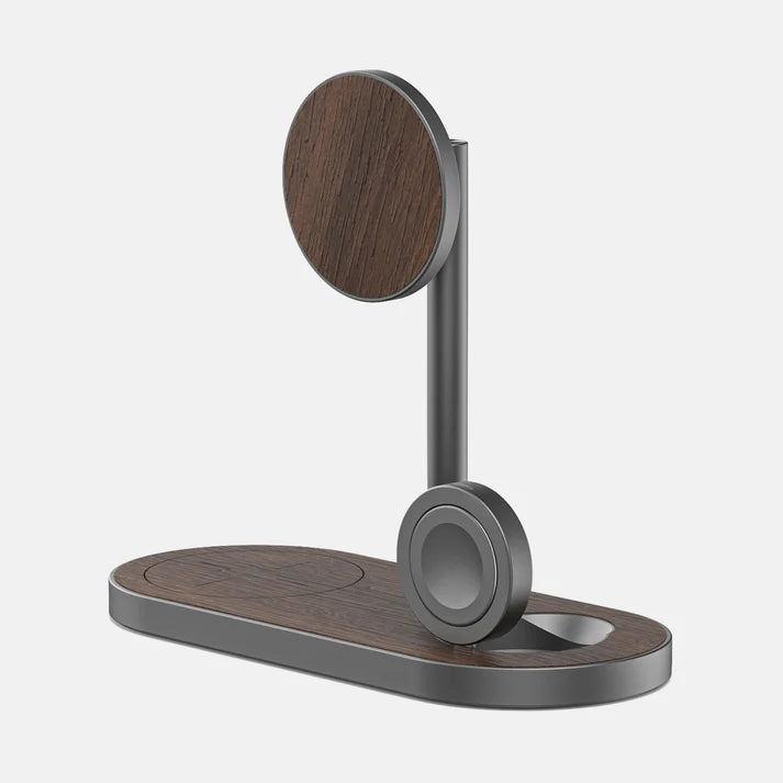 3-in-1 Wireless Charging Stand – Fast Magnetic Charger for Phone, Watch & Earbuds