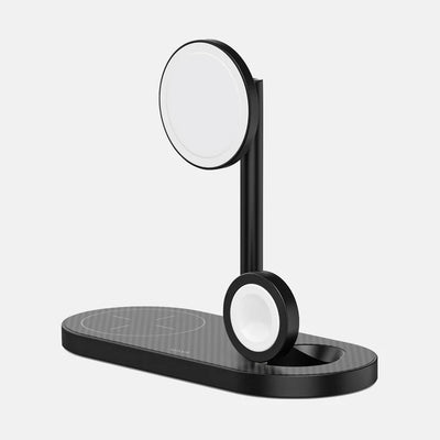 3-in-1 Wireless Charging Stand – Fast Magnetic Charger for Phone, Watch & Earbuds