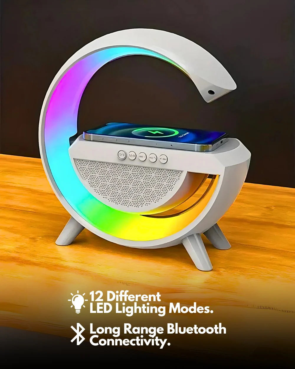 G Lamp – Wireless Charger, Bluetooth speaker, LED Lamp