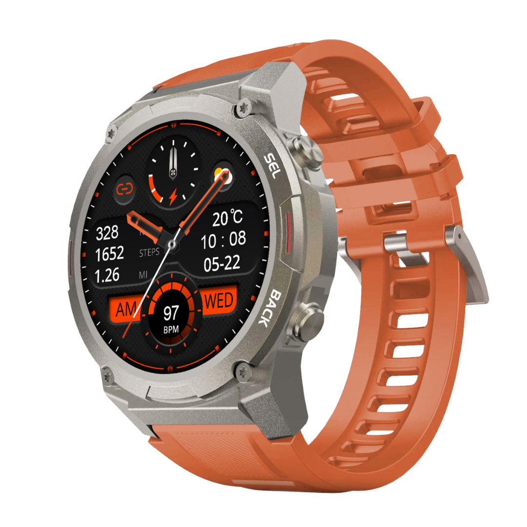 Airwatch Pro Ultra 2.0 Smartwatch – Rugged Fitness Tracker Watch | Waterproof, Heart Rate, GPS