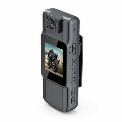 4K Body Camera – Wearable Action Cam with Infrared Night Vision & 180° Rotating Lens