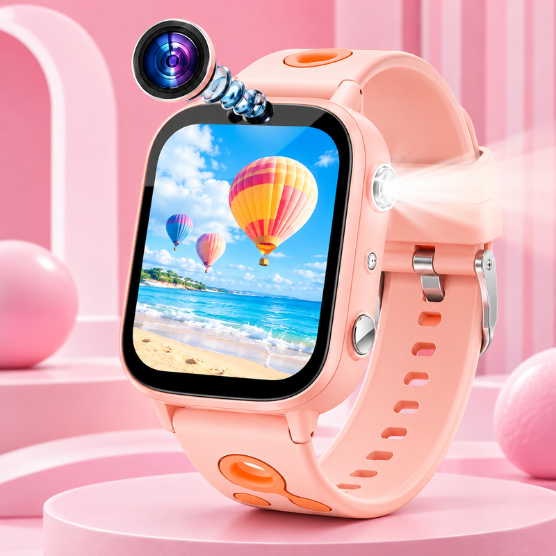Kids Smart Watch – Touchscreen, 26 Games, Camera, Video Recording, Music & Pedometer for Boys & Girls