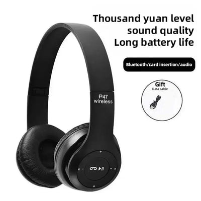 P47 Kids Bluetooth Headphones With Mic USB Adaptor