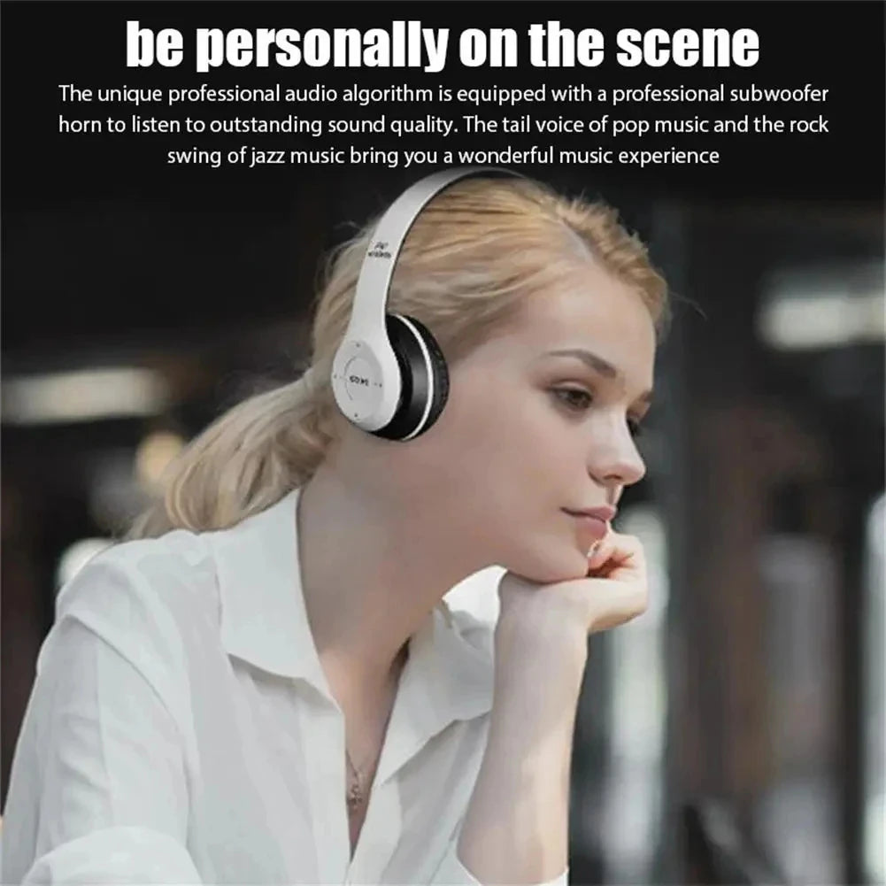 P47 Kids Bluetooth Headphones With Mic USB Adaptor