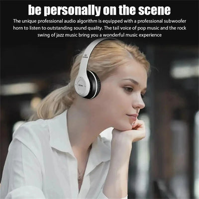 P47 Kids Bluetooth Headphones With Mic USB Adaptor