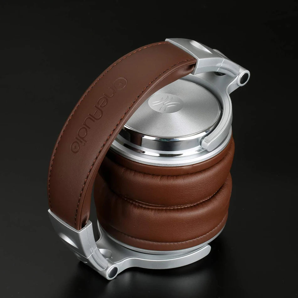 Studio DJ Headphones with Mic – Wired Over Ear Monitoring Headphones