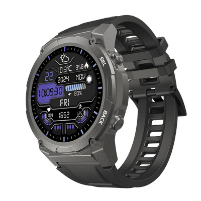 Airwatch Pro Ultra 2.0 Smartwatch – Rugged Fitness Tracker Watch for Men | Waterproof, Heart Rate, GPS