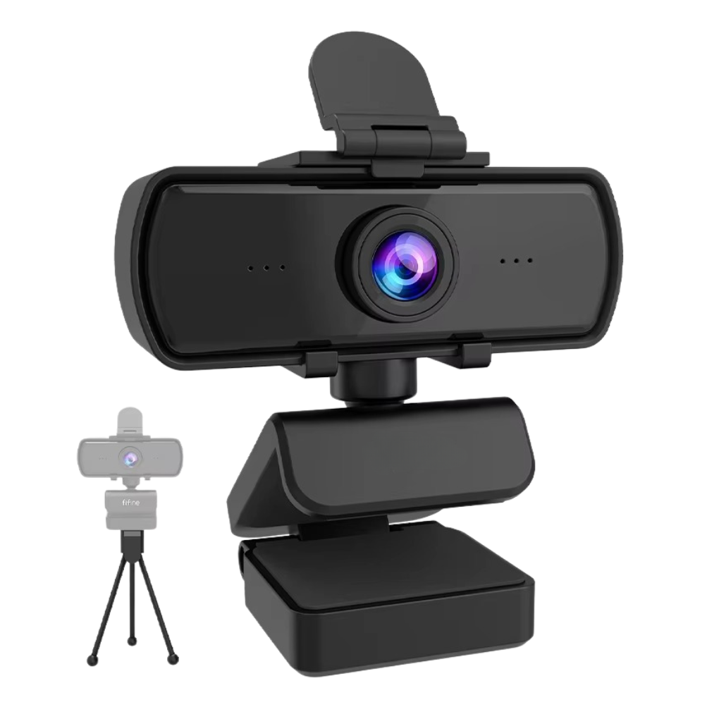 HD 1080p Webcam with USB Connection and Built-In Microphone