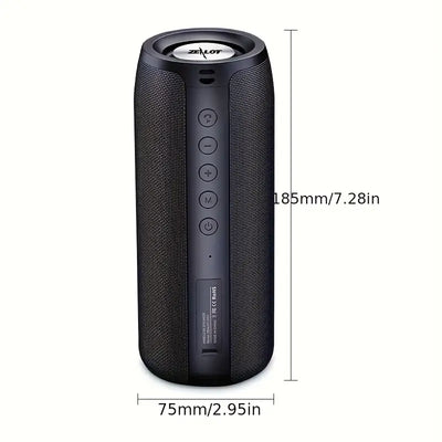 Portable Bluetooth Speaker – Deep Bass, Waterproof, Dual Pairing Stereo Sound