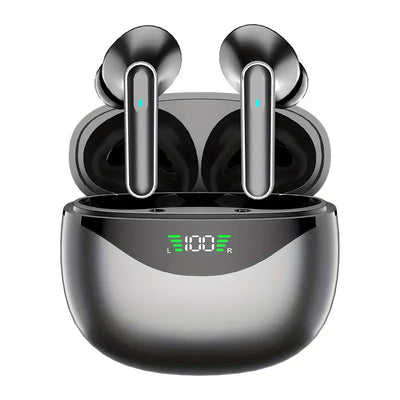 Wireless In-Ear Earbuds – Touch Control & LED Display Case