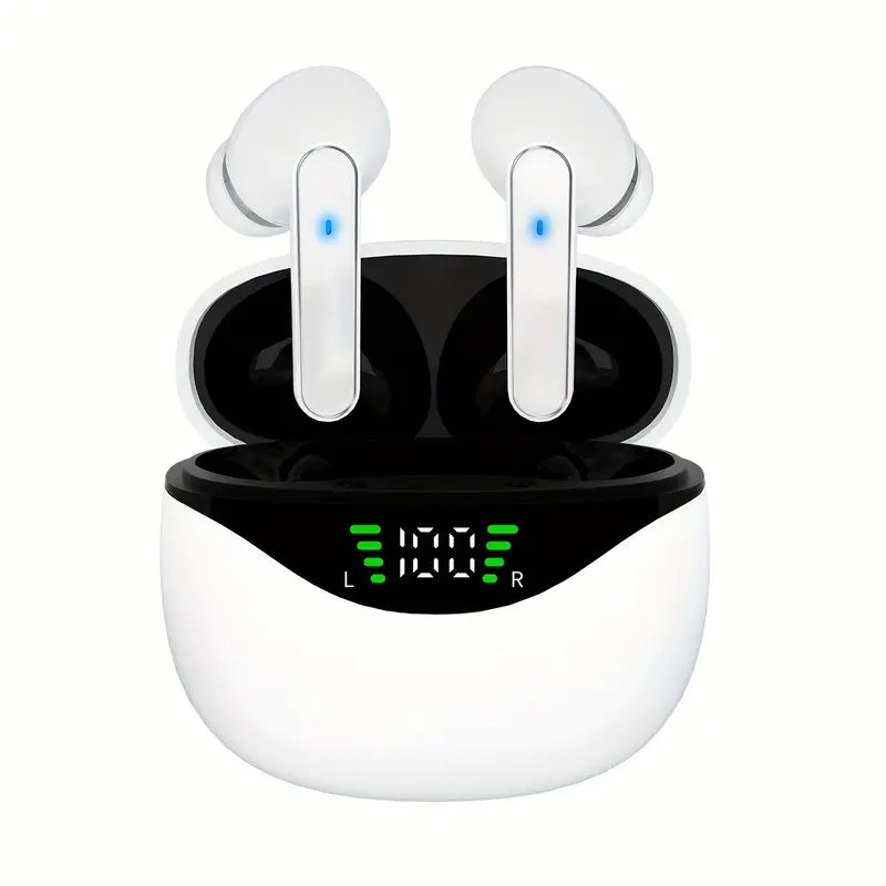 Wireless In-Ear Earbuds – Touch Control & LED Display Case
