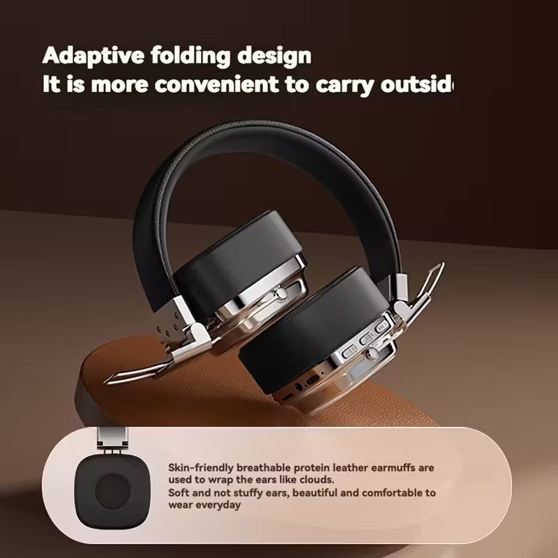 Airwatch Retro Wireless Headphones – Metal Design, HiFi Sound & Deep Bass Audio