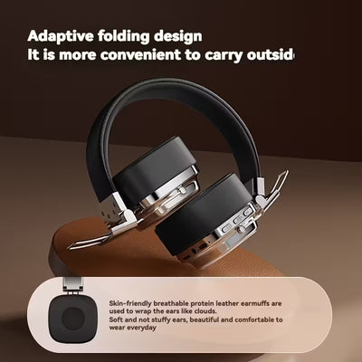 Airwatch Retro Wireless Headphones – Metal Design, HiFi Sound & Deep Bass Audio