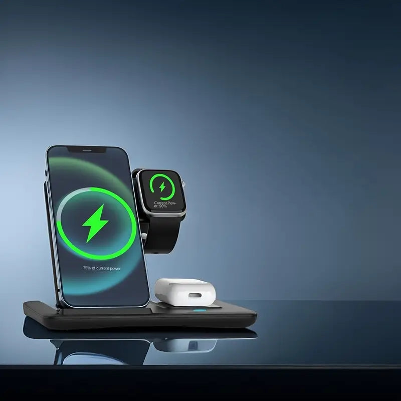 3-in-1 Folding Wireless Charging Station