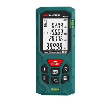 Compact Laser Measuring Tool with Digital Distance Display