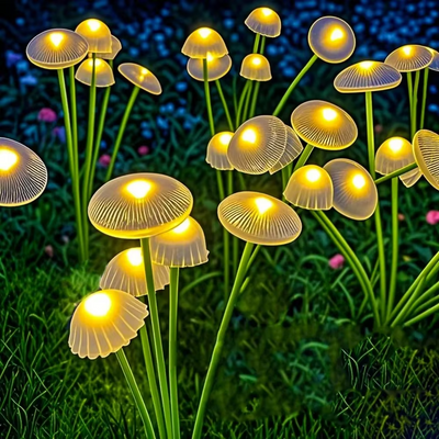 6-Pack Solar LED Garden Stake Lights – Waterproof Outdoor Pathway Lights